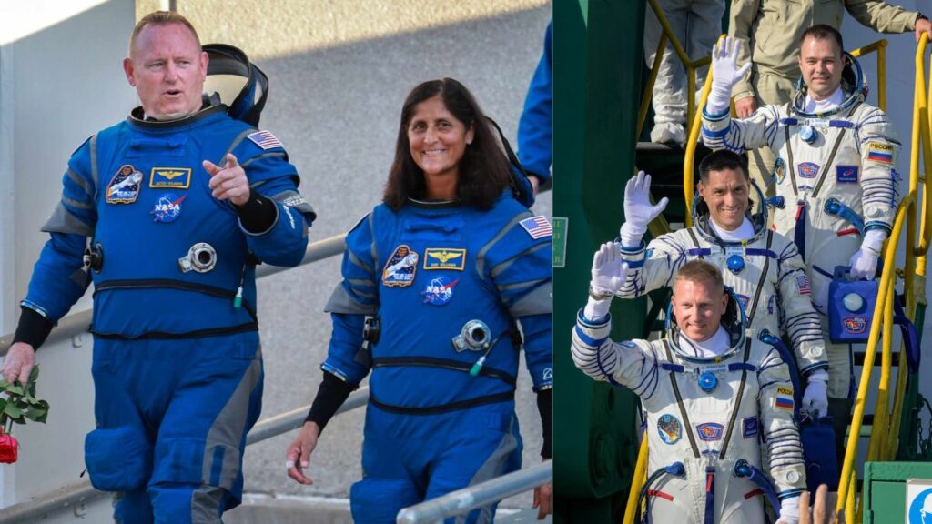 Astronauts Sunita Williams